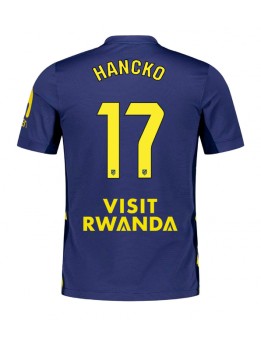 Billige Atletico Madrid David Hancko #17 Bortedrakt 2025-26 Kortermet